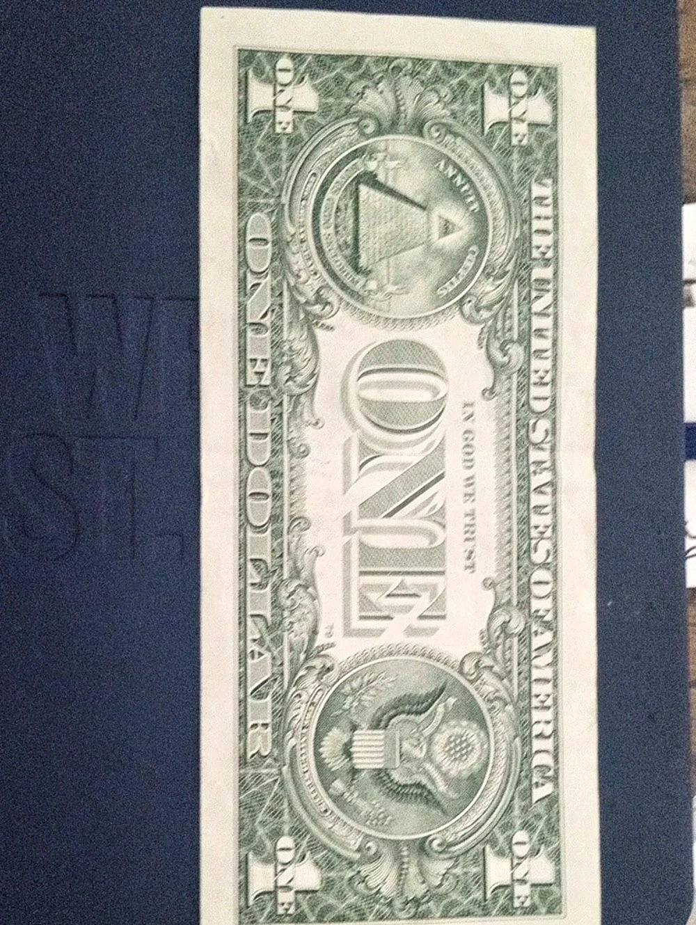 One Dollar Bill Print